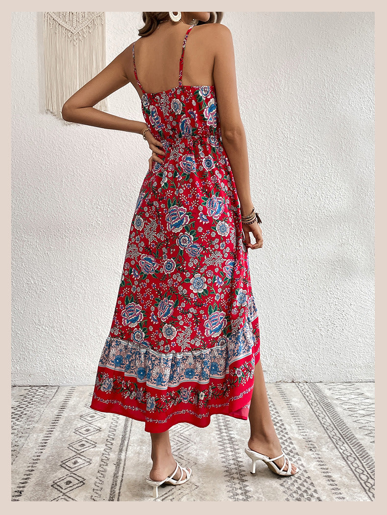 Robe Bretelles Femme — Imprimé Floral