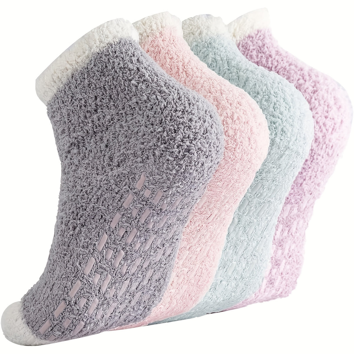 Chaussons-Chaussettes Polaires Antidérapants – Pieds au Chaud