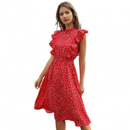 Robe Longue Chiffon Fleurie