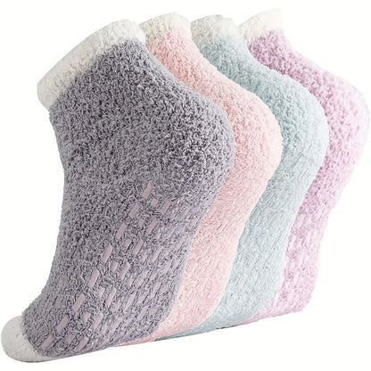 Chaussons-Chaussettes Polaires Antidérapants – Pieds au Chaud