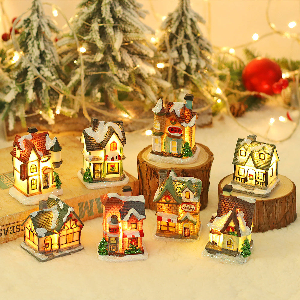 Village de Noël Lumineux – La Magie sous le Sapin