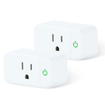 Prise Connectée WiFi (Lot de 2) – Pilotez Votre Maison à la Voix