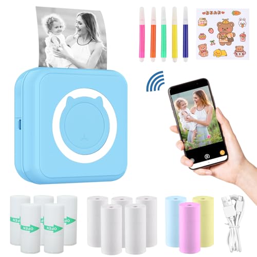 Mini Imprimante Photo Portable Bluetooth – Imprimez Vos Souvenirs
