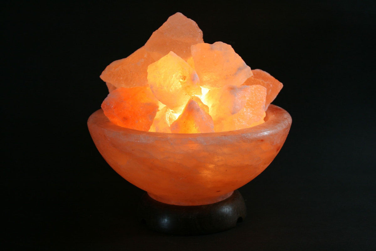 Lampe en Sel de l'Himalaya – Lueur Chaleureuse et Apaisante