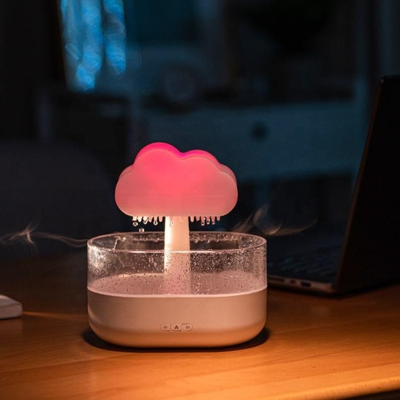 Humidificateur « Nuage de Pluie » – L'Objet Déco Qui Apaise