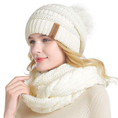 Ensemble Bonnet + Écharpe Tricotés – Le Duo Indispensable de l'Hiver