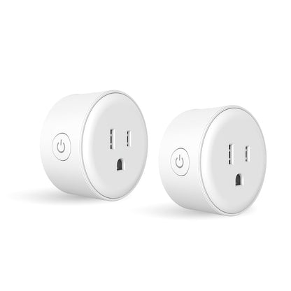 Prise Connectée WiFi (Lot de 2) – Pilotez Votre Maison à la Voix
