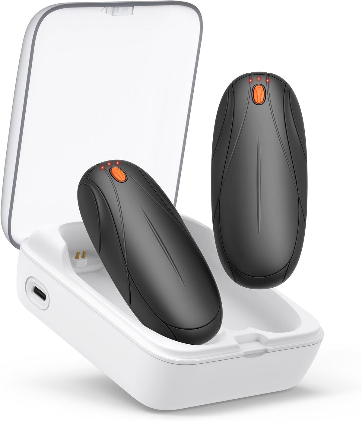 Chauffe-Mains USB Rechargeables (Lot de 2) – Chauds en 3 Secondes