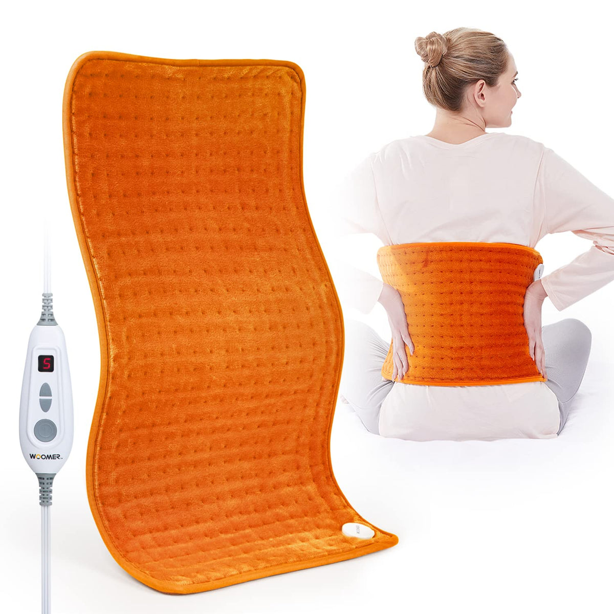 Coussin Chauffant Électrique – Soulage Dos et Nuque