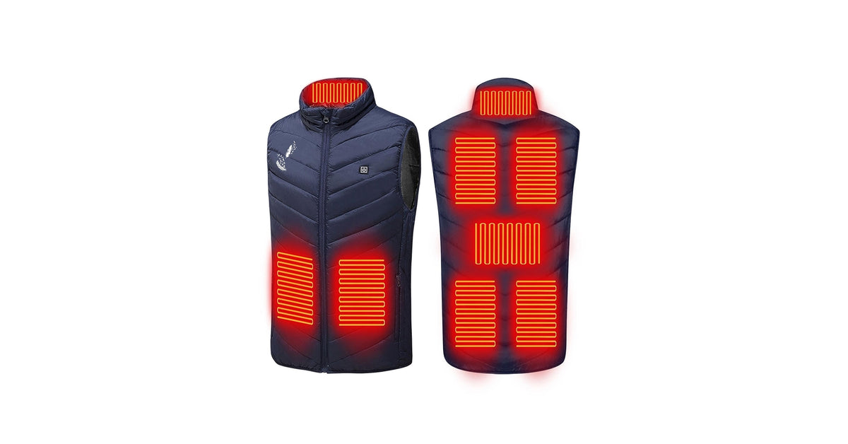 Veste Chauffante USB – Gilet Chauffant 3 Niveaux de Chaleur