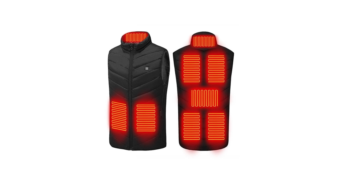 Veste Chauffante USB – Gilet Chauffant 3 Niveaux de Chaleur