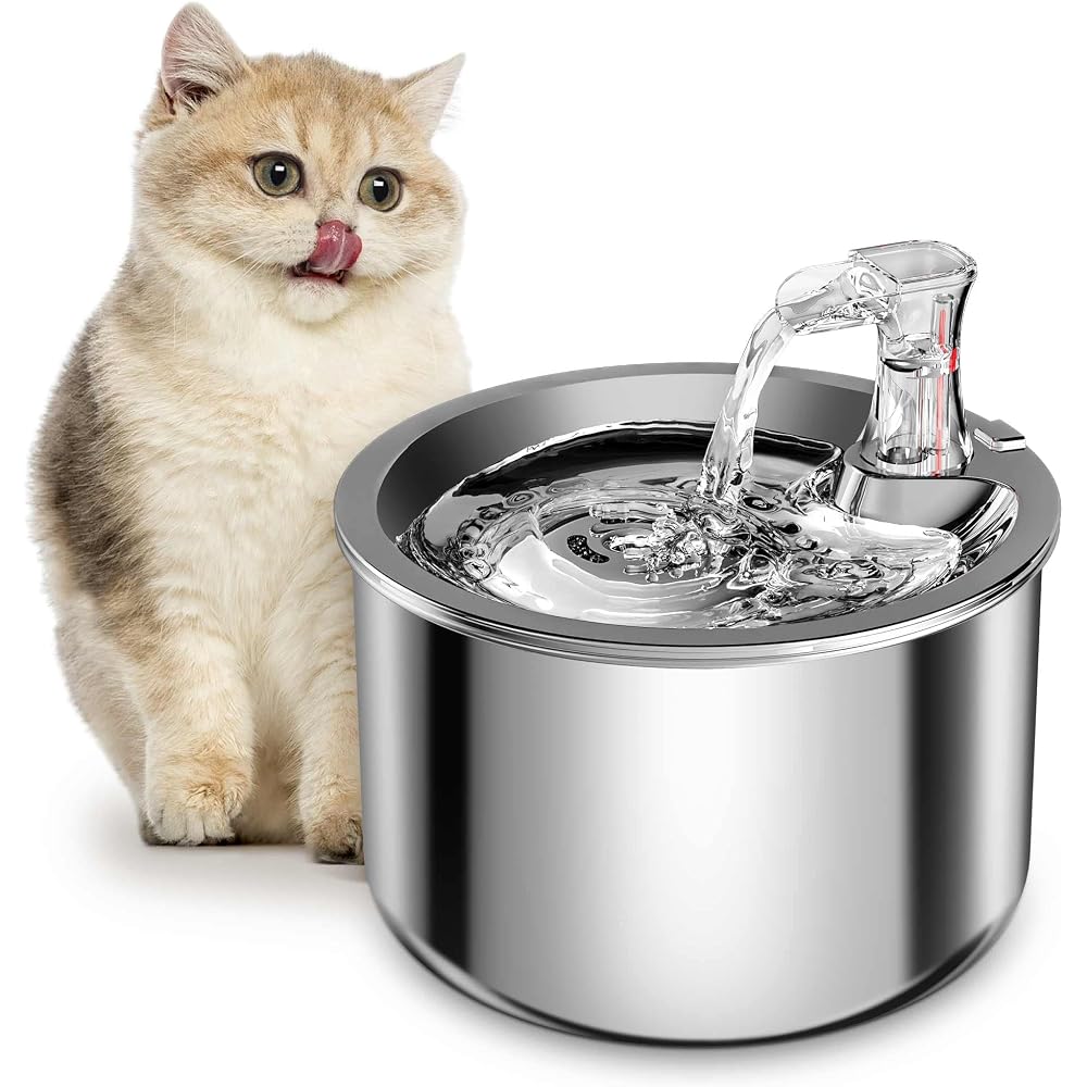 Fontaine à Eau pour Chat – Une Eau Fraîche qui Donne Envie de Boire