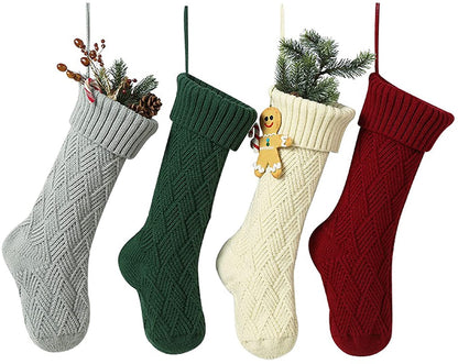 Chaussettes de Noël à Remplir (Lot de 4) – La Tradition