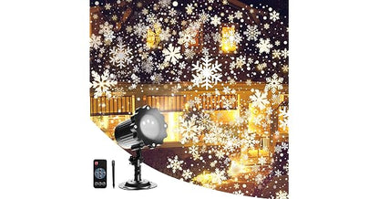 Projecteur de Flocons de Neige – Votre Façade Enchantée