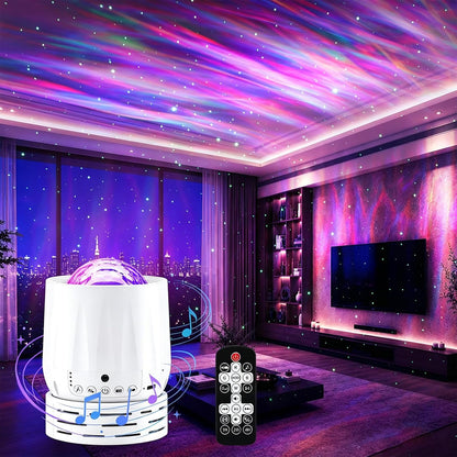 Projecteur d'Aurore Boréale avec Enceinte Bluetooth – Votre Ciel Privé