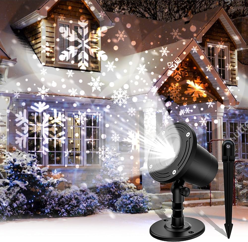 Projecteur de Flocons de Neige – Votre Façade Enchantée