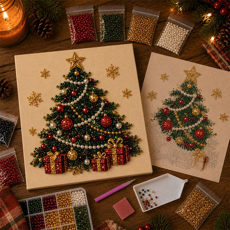 Kit Diamond Painting de Noël – Brodez de Lumière