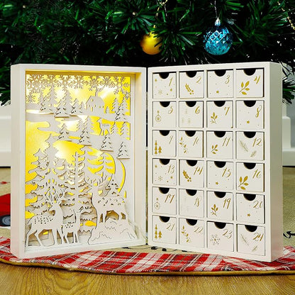 Calendrier de l'Avent Réutilisable à Remplir – Créez Votre Magie de Noël