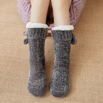 Chaussons-Chaussettes Polaires Antidérapants – Pieds au Chaud