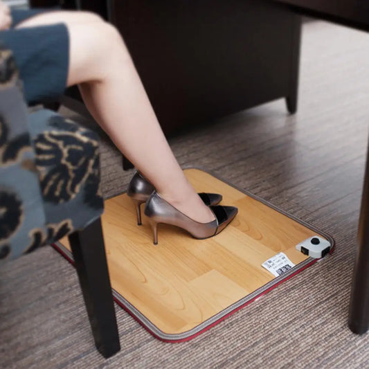 Tapis Chauffant pour Pieds – Fini les Pieds Gelés au Bureau
