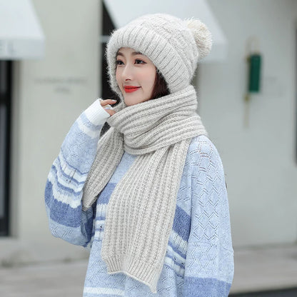 Ensemble Bonnet + Écharpe Tricotés – Le Duo Indispensable de l'Hiver