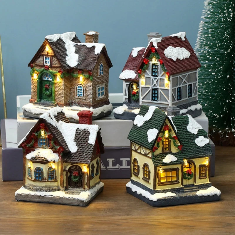 Village de Noël Lumineux – La Magie sous le Sapin