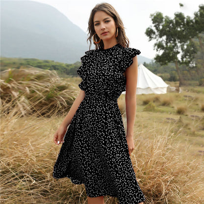 Robe Longue Chiffon Fleurie