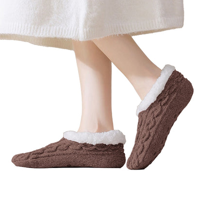 Chaussons-Chaussettes Polaires Antidérapants – Pieds au Chaud