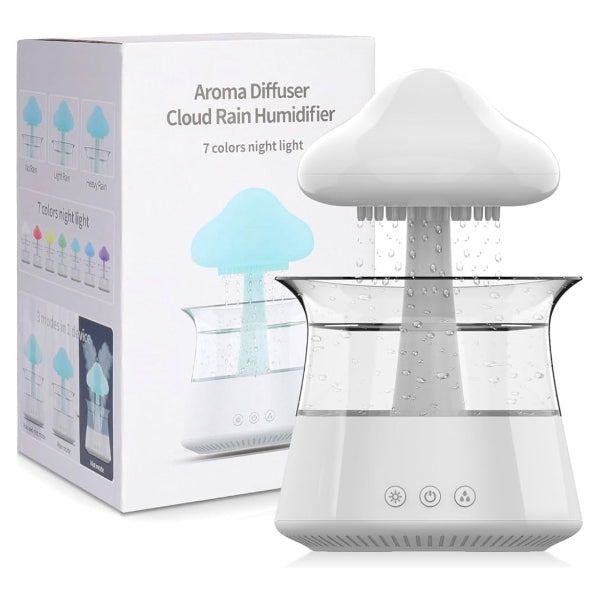 Humidificateur « Nuage de Pluie » – L'Objet Déco Qui Apaise