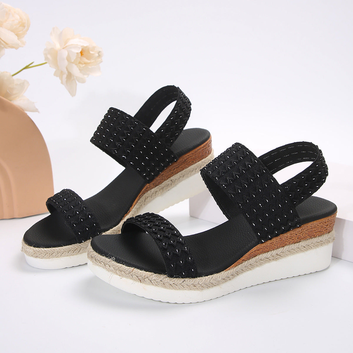Sandales Peep-toe Chic