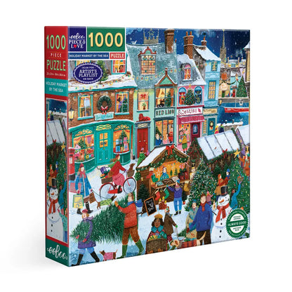 Puzzle 1000 Pièces – Marché de Noël – Le Cadeau des Soirées d'Hiver