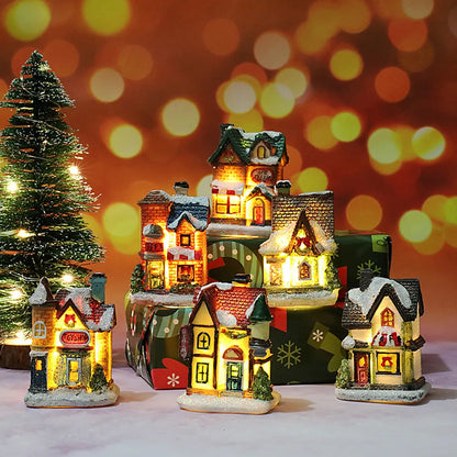 Village de Noël Lumineux – La Magie sous le Sapin