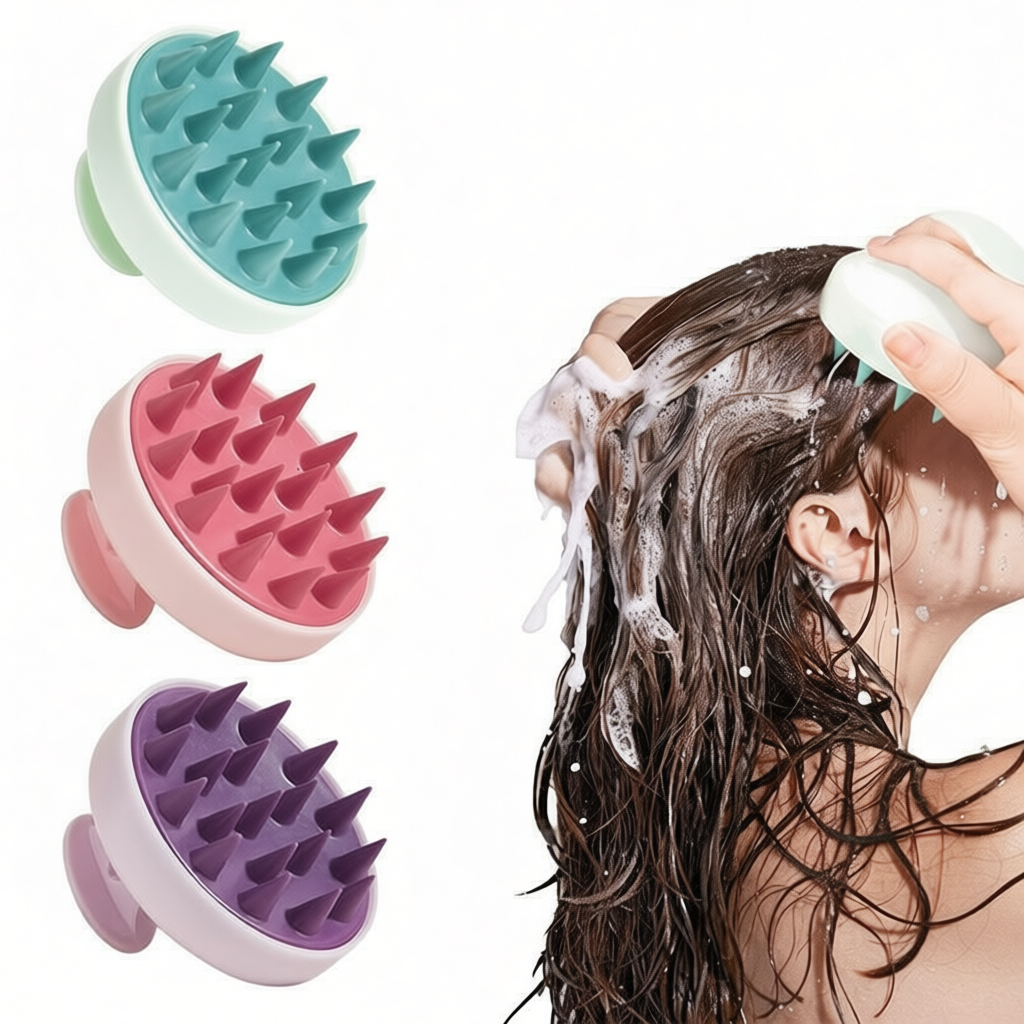 Brosse Massante pour Cuir Chevelu – Le Spa à la Maison